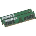 Samsung 16Gb 2x 8 Gb Kit DDR4 2666 Mhz 288 Pin Ram Speicher für PC Systeme
