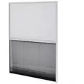 vidaXL Insektenschutz-Fensterrahmen Insektenschutz-Plissee für Fenster Jalousie Aluminium 80x120 cm Fliege bunt