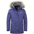 Trollkids Girls Oslo Coat XT 140, Dark Purple