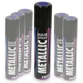 Fries Haarfarbe Haarspray Metallic Color Hair Spray farbiges Haare Sprühdose 100ml, Metallic Farbspray lila