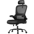Songmics Bürodrehstuhl Ergonomisch 135 cm Schwarz