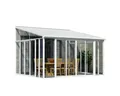 Canopia Wintergarten SanRemo 425 x 400 cmweiß 425 x 400 x 310 cm (BxTxH)