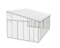 Wintergarten SanRemo 4x4.25 Kaltwintergarten Veranda  380 x 435 cm Grau |Canopia