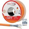 CAT 7 Verlegekabel 100m Netzwerkkabel Datenkabel LAN CAT7 Kabel Kupfer Instal...