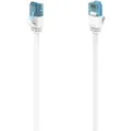Hama Netzwerkkabel CAT-6a 10 Gbit/s U/UTP Flach Weiß 5 m