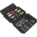 Kraftform Kompakt SH 1 Sanitär / Heizung / Plumbkit, 25-teilig, Werkzeug-Set schwarz, mit 1/4" Knarre Zyklop