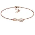 Elli Armband Infinity/Unendlichkeit mit Zirkonia 925 Silber (kein Set, 1-tlg), Infinity weiß 18