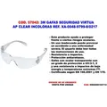 3m - Virtua Ap Schutzbrille Farblos