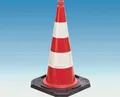 Leitkegel TL H.500mm BAST ,2 Streifen G. 3,20 kg,33x33 cm
