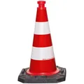 Moravia Leitkegel ReflexKegel EU, rot/weiß, 50cm, mit RA1/A Reflexfolie, BASt & StVO zugelassen
