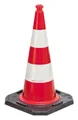 Moravia Pylone, MORION-Reflexkegel-EU 500 Typ A rot-weiss reflektierend