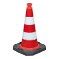 Moravia Leitkegel TL H.500mm BAST geprüft,2 Streifen G. 3,20 kg,33x33 cm