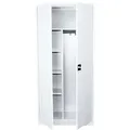 Spind Flügeltürschrank Lagerschrank PutzSpind Werkzeugschrank 1800x800x383 mm Weiß