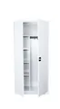 Steelboxx Mehrzweckschrank mit Garderobenteil Spind Kleiderspind 2-türig 180x80x38,3cm (1-St) Komplett montiert, keine Montage notwendig