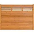 Sichtschutzzaun-Element Typ 138 180 cm x 135 cm Kirschbaumfarben