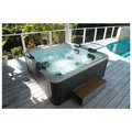 MSpa Whirlpool OSLO AERO PLUS 2026 XXL 180cm inkl. App, LED, 8 Hydromassagedüsen, 140 Luftdüsen