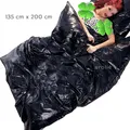 Lack Bettbezug 135x200 cm schwarz Abwischbar Bettdecke Adult Bettwäsche "T64"