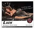 Lack Bettdecke schwarz