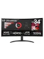 34" LG UltraWide 34WR50QK-B - 3440x1440 (UWQHD) - 100Hz - VA - Curved