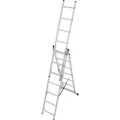 Krause CORDA 030375 Aluminium Multifunktionsleiter inkl. Traverse Arbeitshöhe (max.): 6.20 m Aluminium DIN EN 131 13.5 kg