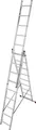 KRAUSE Vielzweckleiter CORDA silber 3x 7 Sprossen, H: 195,0 cm