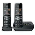 Gigaset COMFORT 550A. Typ: Analoges/DECT-Telefon, Hörertyp: Kabelgebundenes Mobilteil. Freisprecheinrichtung. Maximum Innenabstand: 50 m, Maximum ... - Schwarz