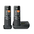 Gigaset Comfort 550A Duo Schnurlostelefon mit Anrufbeantworter schwarz L36852-H3021-B104