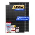 Solakon® Solarmodul 450W Bifazial Glas-Glas N-Type – Full Black PV Modul 40V für Balkonkraftwerk (1 Stück)