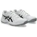 Asics UPCOURT 6 GS Hallenschuh geeignet für Handball&Volleyball, Indoorschuh, nicht abfärbende Sohle weiß 39,5 EU