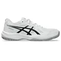 ASICS UPCOURT 6 GS Hallenschuhe Kinder in white-black, Größe 39 1/2