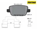 Bremsbelagsatz, Scheibenbremse Q+ TEXTAR 2453701