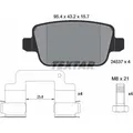 Textar 2453701 Bremsbelagsatz für LAND ROVER FREELANDER 2 L359