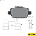 BREMSBELAGSATZ SCHEIBENBREMSE 2453701 FÜR LAND ROVER PROTON SUPRIMA/Hatchback