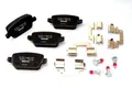 Für TEXTAR 2453701 Brake Pad Set, disc brake 2453701 Brake pads set rear , fits