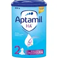 Aptamil HA 2 – Anschlussnahrung nach dem 6. Monat, Mit Omega 3 & 6, DHA, ARA & ALA, Nur Laktose, Ohne Palmöl, Babynahrung, Milchpulver, 1x 800g