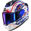 Shark SKWAL i3 Replica Zarco GP France Motorradhelm (Weiß/Lila/Blau) Gr: L (59)
