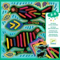 Djeco 09896 Kreativset "weiche Tierchen" - Bastelset für Kinder ab 3 Jahren