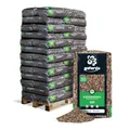 GALAMIO Rindenmulch Kiefer Fein 10-20 mm - 2340L (39 x 60L) - unbehandelter, natürlicher Bodenschutz