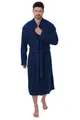 wewofashion Unisex Damen Herren leichter Bademantel by Otto Werner 3049 Marine Gr. 62/64