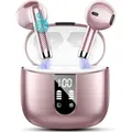 Bluetooth 5.3 In-Ear Kopfhörer mit 4 Mikrofonen, 48h Laufzeit, HiFi Bass Sound, ENC Noise Cancelling, IP7 wasserdicht, USB-C Ladecase