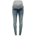 ONLY MATERNITY Skinny-fit-Jeans Olmblush (1-tlg) Plain/ohne Details blau S