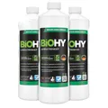 BiOHY Laminatreiniger (3 x 1 Liter) | 2 in 1 Laminatpflege & Reinigungsmittel | reinigt gründlich, schonend & reduziert Wiederverschmutzung | für eine streifenfreie Reinigung | tierfreundlich