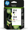 HP Tintenpatrone 302 und 304 Schwarz und Dreifarbig 2-Pack B82L1AE
