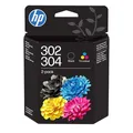 Original HP 302/304 Multipack für HP OfficeJet 3834 DeskJet 2130 4520 ENVY 5032