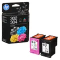 HP 302/304(B82L1AE) schwarz, color Druckerpatronen, 2er-Set