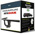 Starre Anhängerkupplung für SKODA Yeti 01.2014-12.2017 Typ 5L Auto Hak NEU