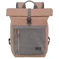 travelite BASICS Rollup Backpack Blush/Grey