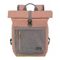Travelite Handgepäck Rucksack, Laptop Rucksack 15,6 Zoll, BASICS, Reiserucksack Rolltop Funktion, 60 cm, 35 Liter