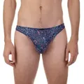 Bruno Banani Premium Line String Lila gemustert Polyester Medium Herren