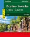 Kroatien - Slowenien, Autoatlas 1:150.000, freytag ... | Buch | Zustand wie neu